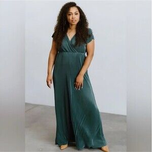 Baltic Born Athena Maxi Dress Ribbed Lagoon size XS NWTs